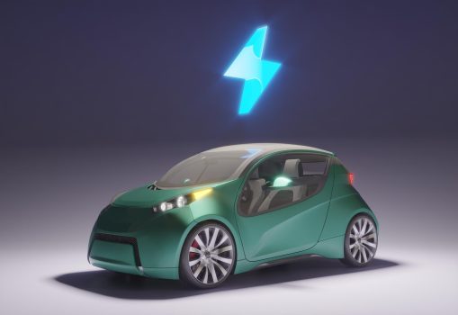 3d-electric-car-with-charged-battery
